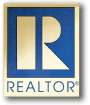 realtor pin gold and blue transparent